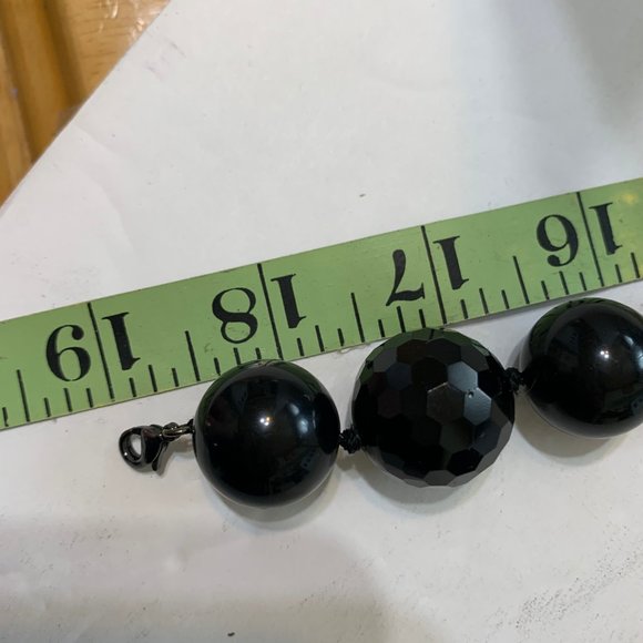 Chunky Retro Style Beaded Glass Choker - Picture 6 of 7